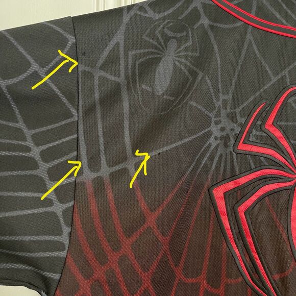 Vintage Y2K Men’s Marvel Comics Amazing SpiderMan Baseball Jersey Sz XL (2002) - Picture 7 of 10